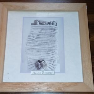 Anne Geddes Baby on Nappies 7 x 7"